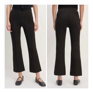 NWT Everlane The Dream Kick Flare Stretch Knit Work Dress Classic Crop Pant XXL